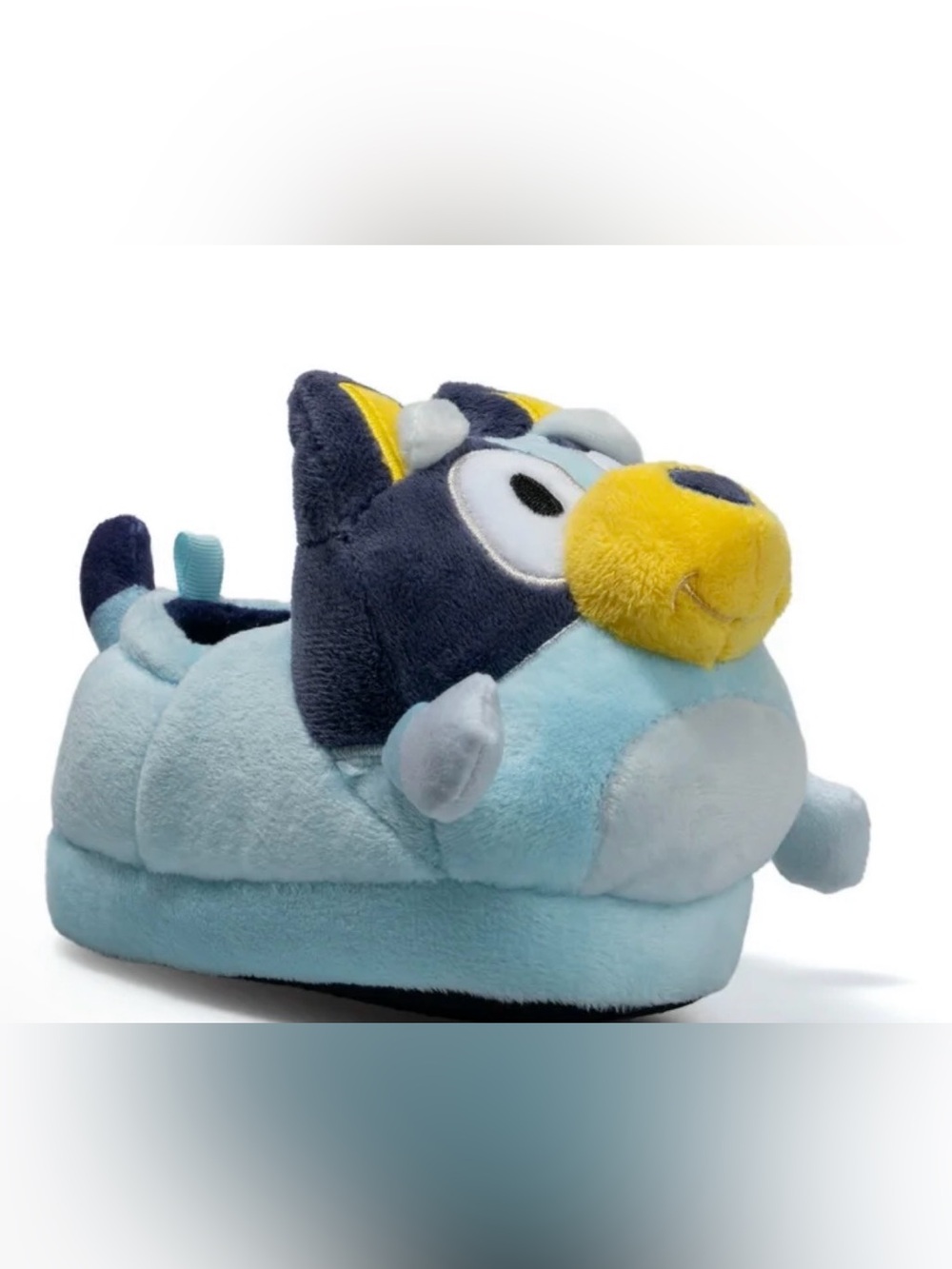 Bluey Plush Puppy Toddler 3D Slippers - Blue and Orange Size 9/10 NWT